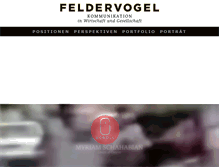 Tablet Screenshot of feldervogel.ch